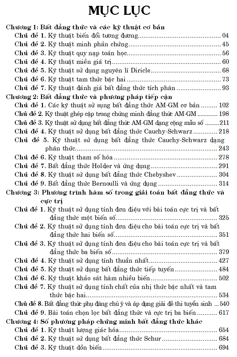 Sách Tham Khảo-KHÁM PHÁ TƯ DUY KỸ THUẬT GIẢI BẤT ĐẲNG THỨC MIN - MAX_KV