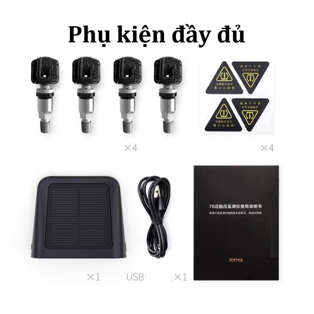 Cảm biến áp suất, nhiệt độ lốp Xiao mi 70Mai Lốp ngoài tiện lợi hiển thị áp suất trên màn hình