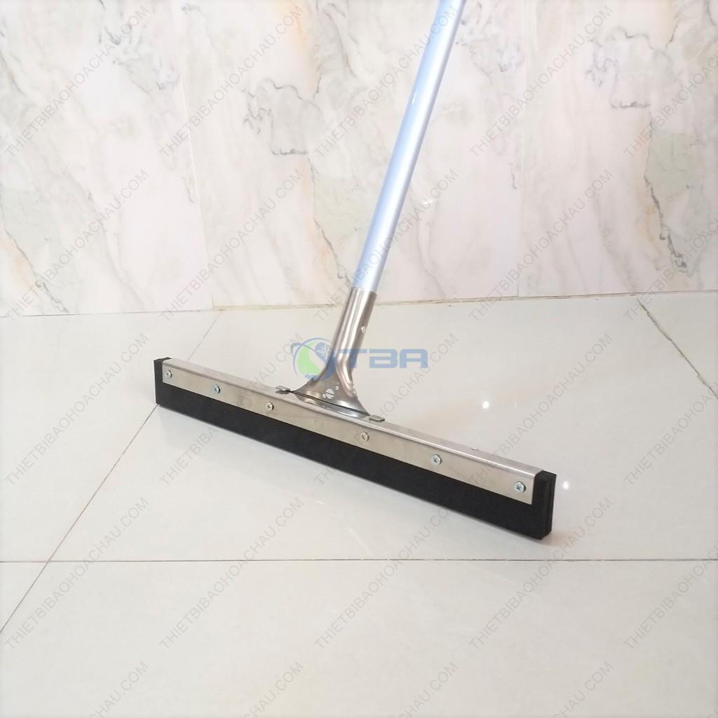 Cây gạt nước sàn ĐẦU INOX cao su 45cm cho Gia đình_ĐỒ DÙNG MINH NGỌC