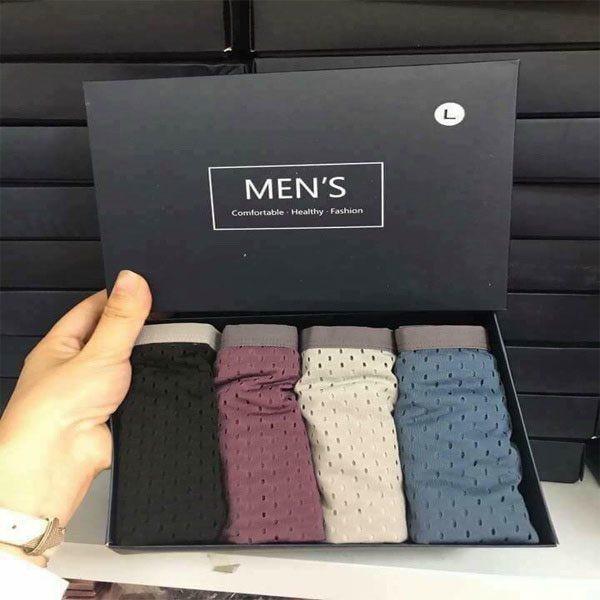 Hộp 4 quần lót đùi (LOẠI MENS - BỘ 4 QUẦN)