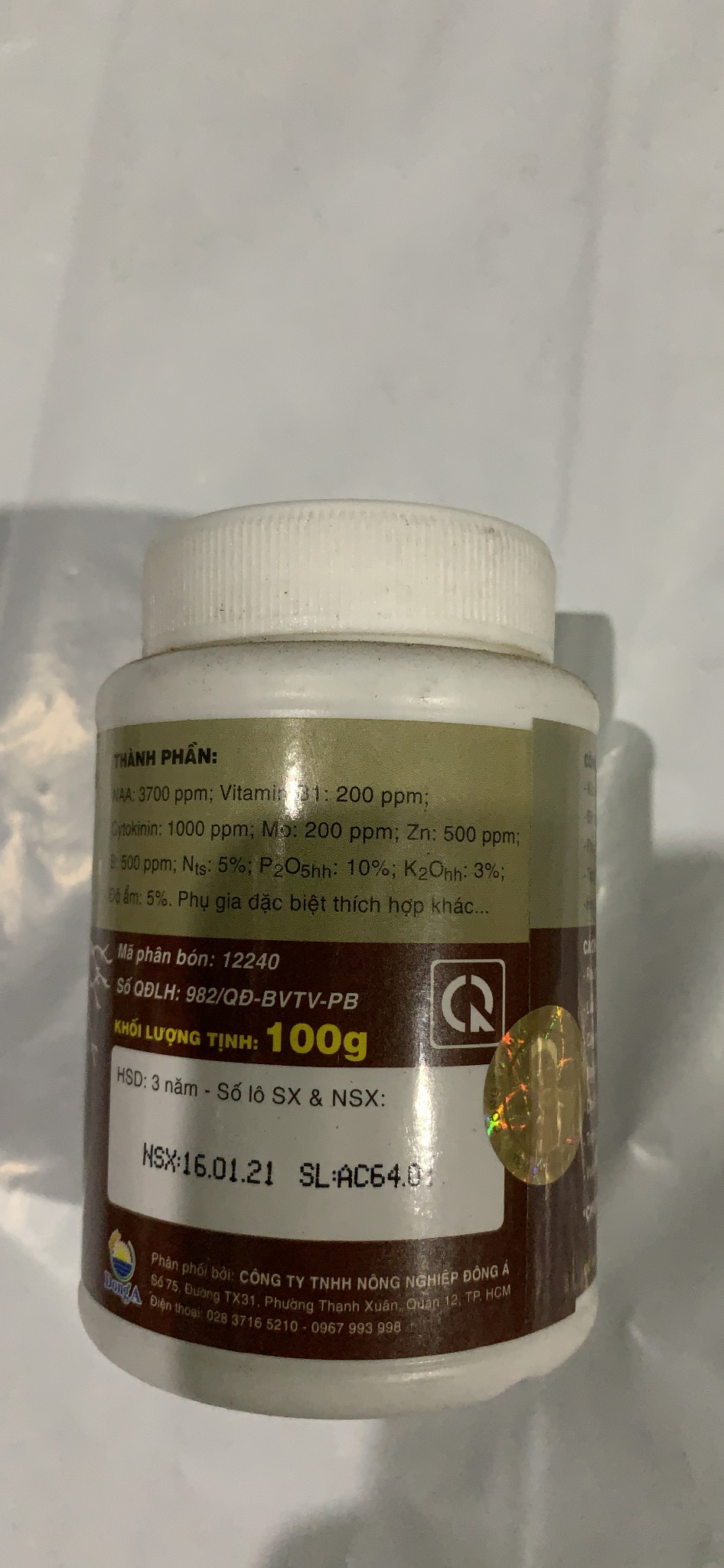 Phân Bón lá NUTRI FOR ROOTS Kích Ra Rễ Cực Mạnh hũ 100g