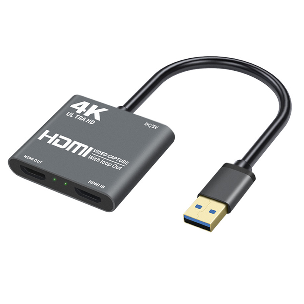 Bộ HDMI Video Capture USB 3.0 Hỗ Trợ 4K Game Video Record Live Streaming Recorder