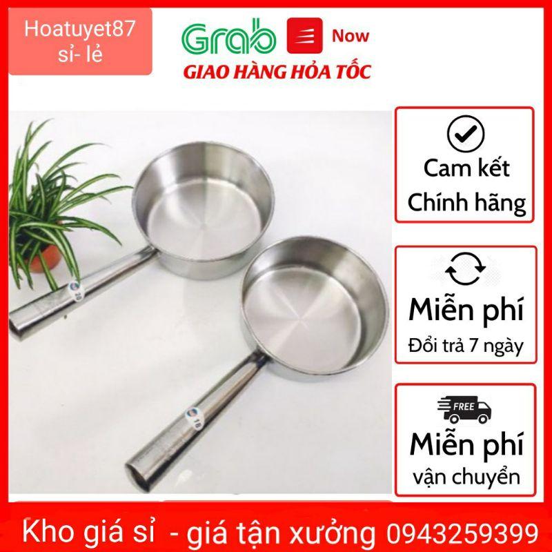 Ca, Gáo múc cháo - múc nước lèo inox 304 dày(ảnh thật)