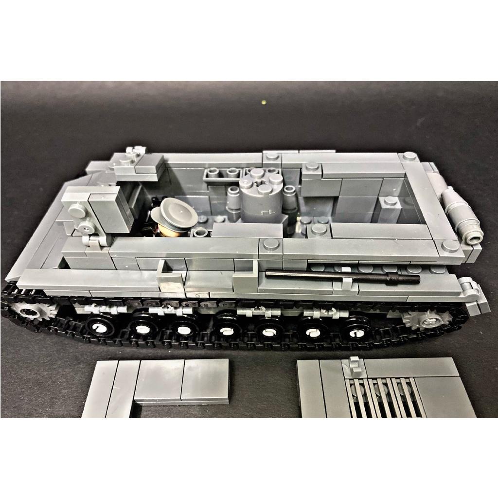 Đồ chơi lắp ráp Moc xe tank Panzer VI ausf