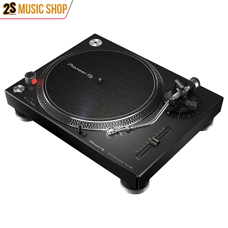 Đầu Turntable PLX 500 Black Pioneer DJ - Hàng Chính Hãng