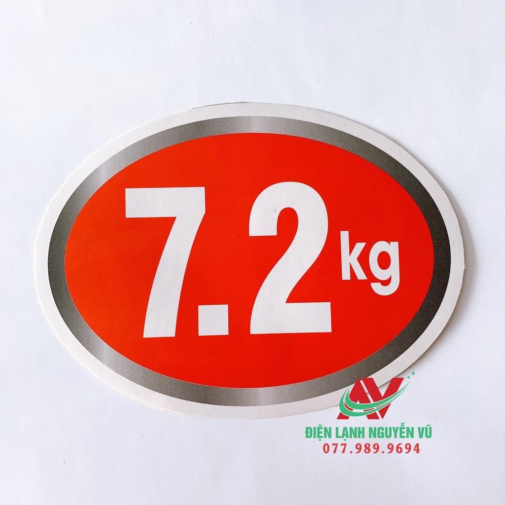 TEM MÁY GIẶT SỐ KG ĐỦ CÁC LOẠI