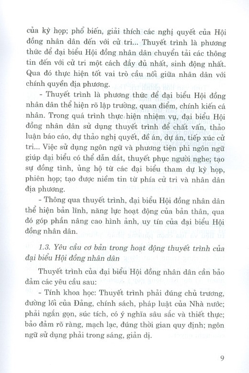 Kỹ Năng Cơ Bản Dành Cho Đại Biểu Hội Đồng Nhân Dân Các Cấp