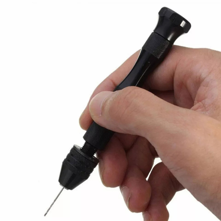 Dụng Cụ Khoan Cầm Tay Và 10 Mũi Khoan Đa Năng