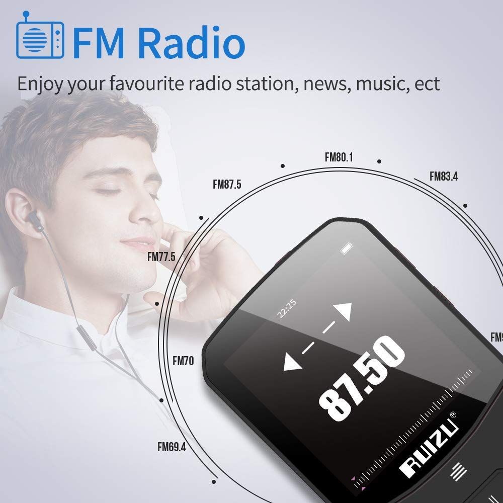 Máy nghe nhạc MP3 MP4 bluetooth RUIZU X52 - Hàng nhập khẩu