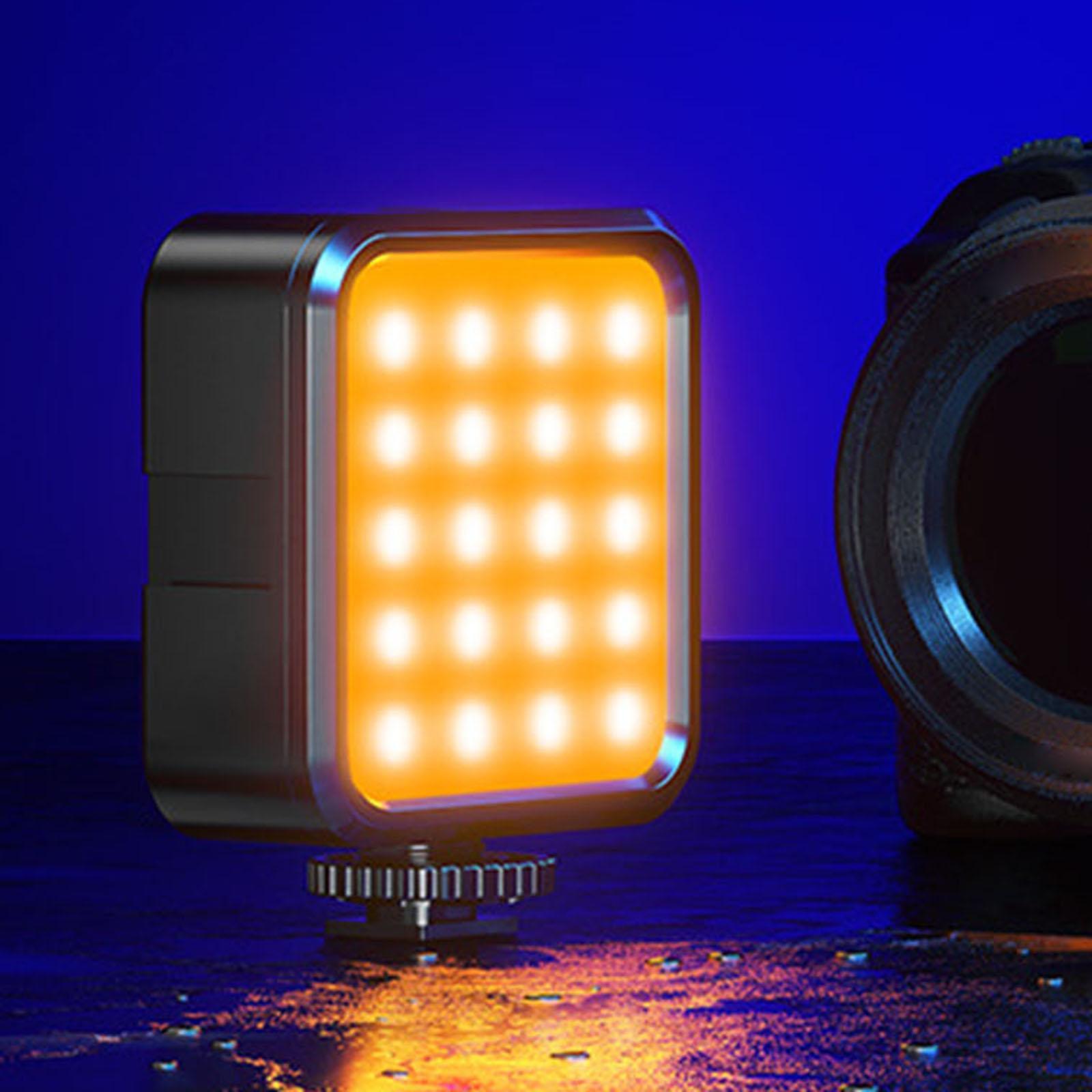 RGB LED Video Light Panel Light Dimmable Camera Lighting for Camera Makeup