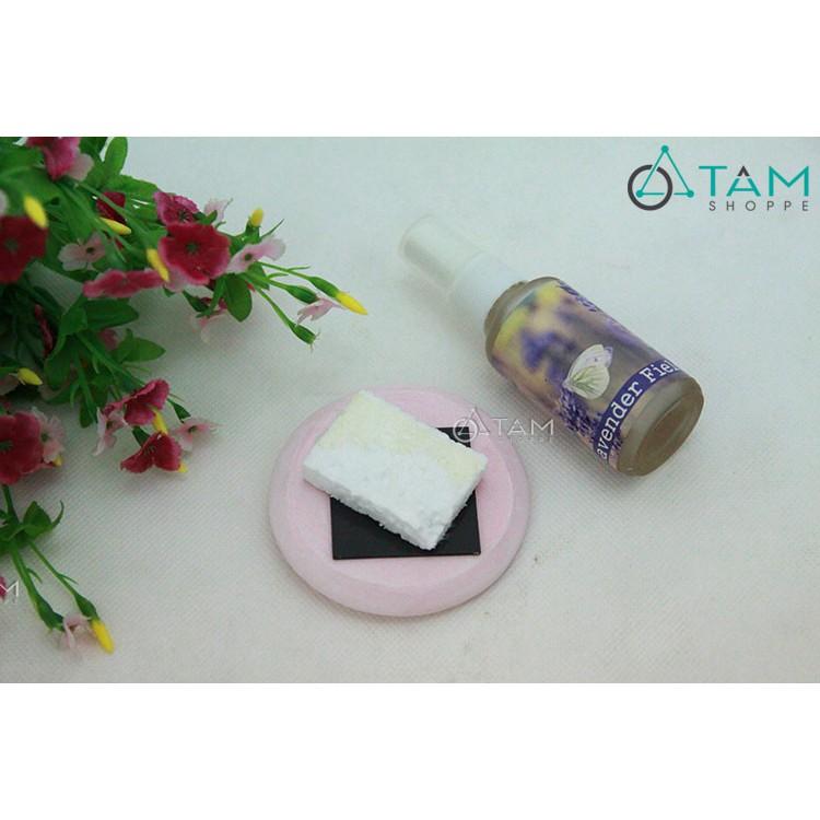 Combo Miếng thạch cao tỏa hương tinh dầu + chai tinh dầu xịt 30ml