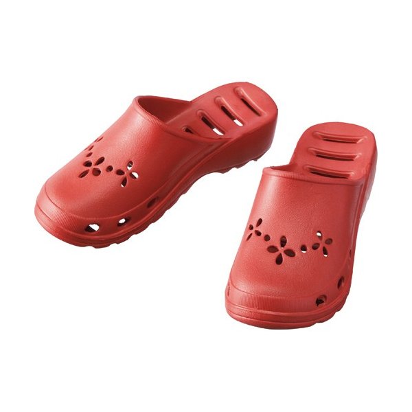 Dép sục nhựa siêu nhẹ thoáng khí màu Đỏ size M Nội địa Nhật Bản