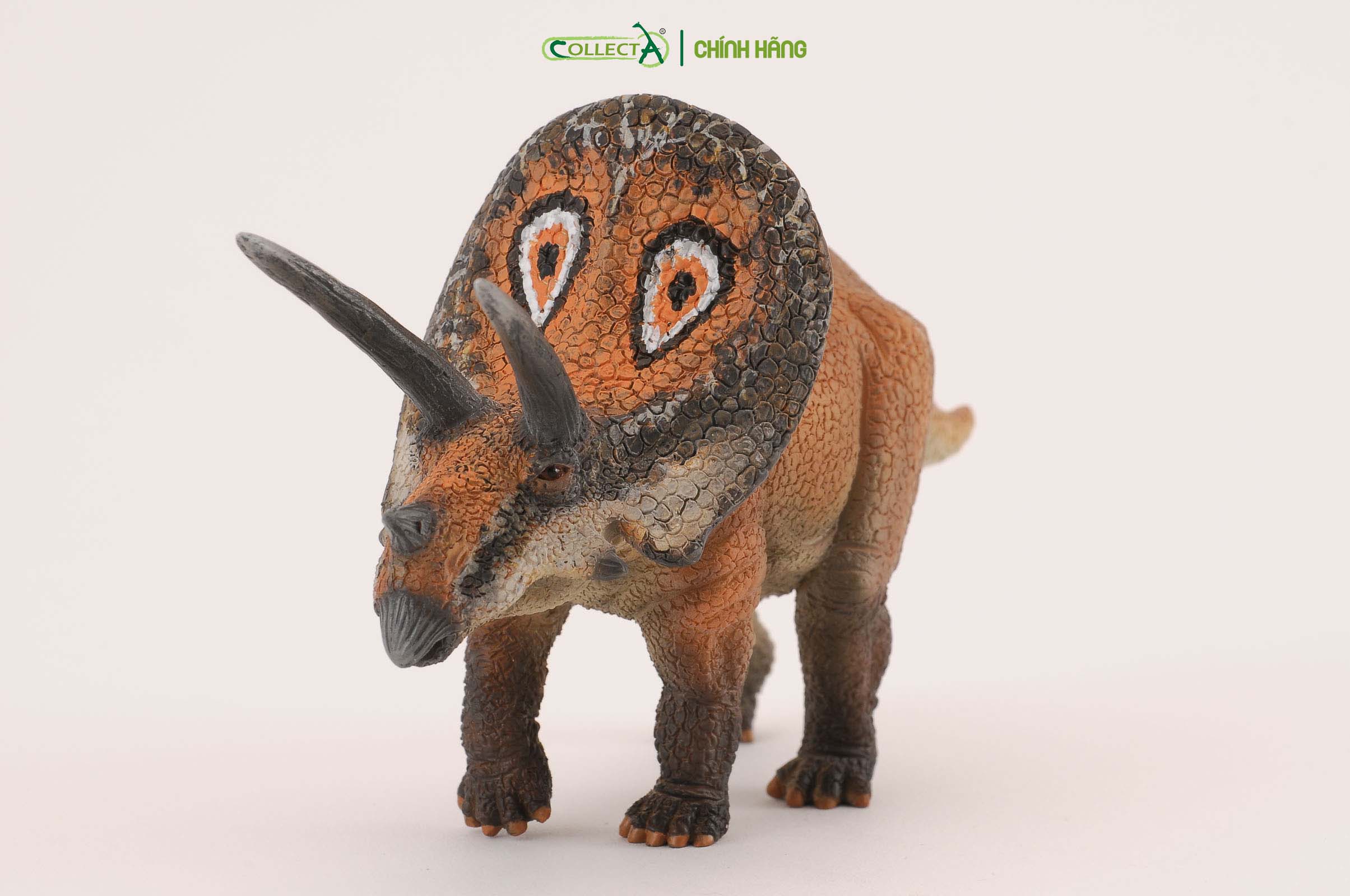 Mô hình thu nhỏ: Khủng Long Torosaurus  - Torosaurus, hiệu: CollectA, mã HS 9654140[88512] -  Chất liệu an toàn cho trẻ - Hàng chính hãng