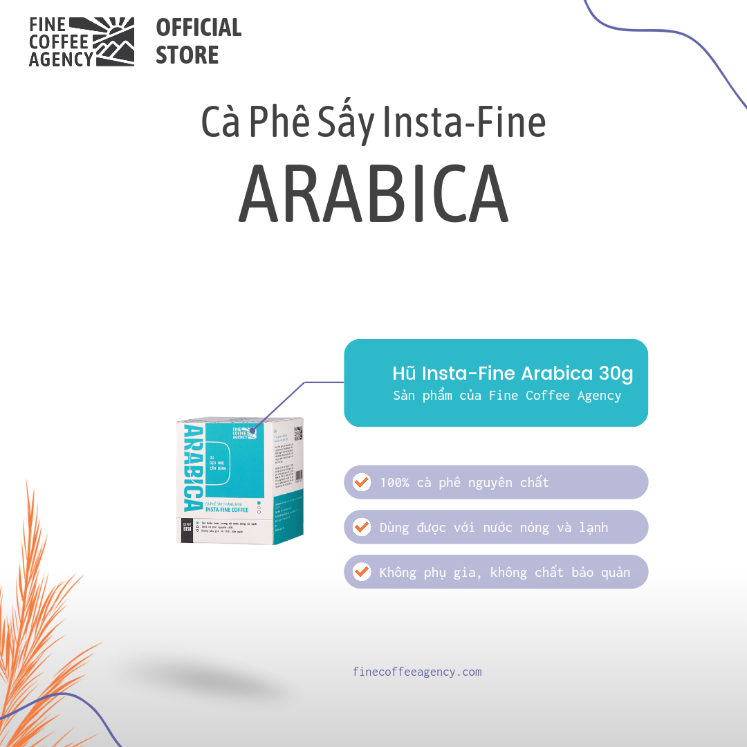 Hũ Cà phê Hòa Tan Pha Lạnh Insta-Fine Arabica