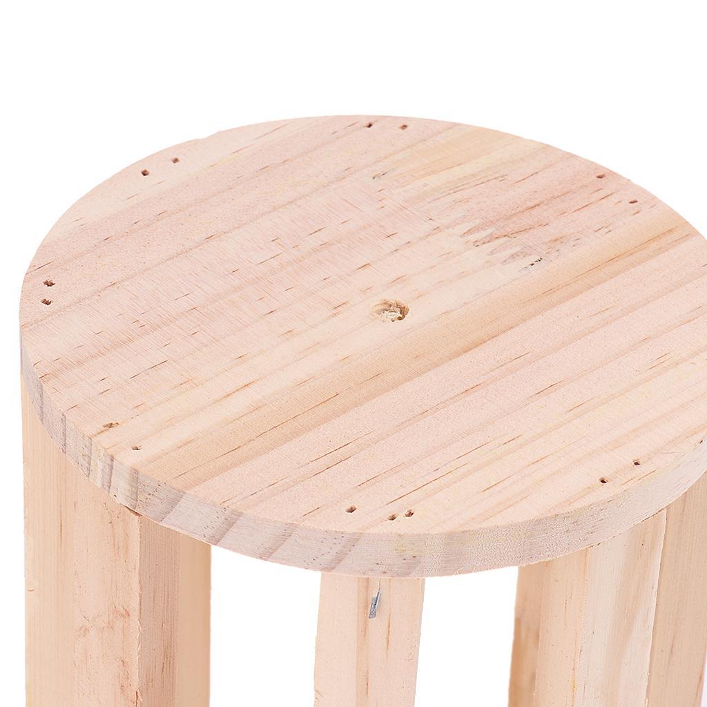 Small Pet Wooden Rack Feeder Hay Grass Nest Holder for Rabbit Guinea Pig