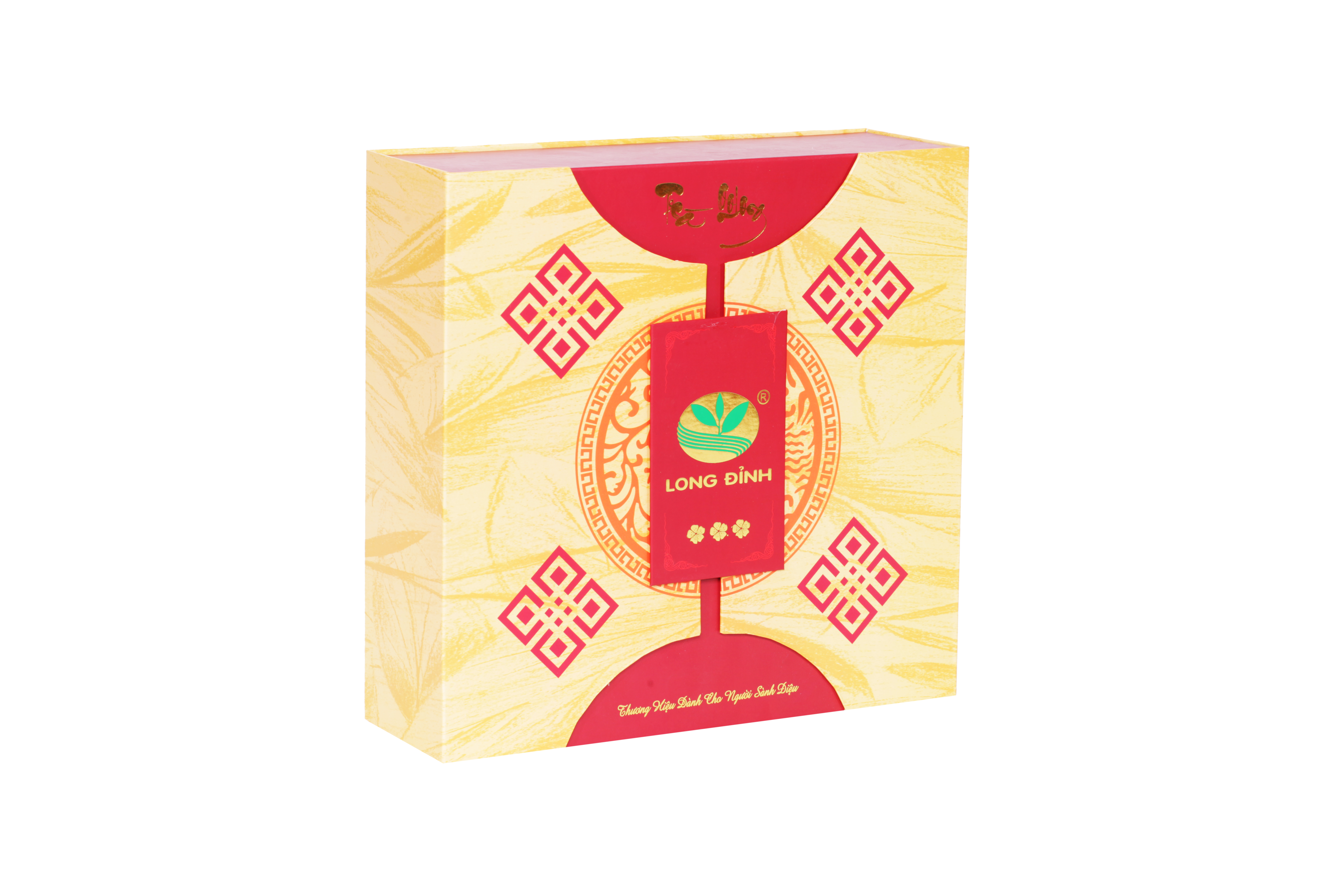 Bộ trà Ô Long Ba Bông Mai Đỏ Long Đỉnh
