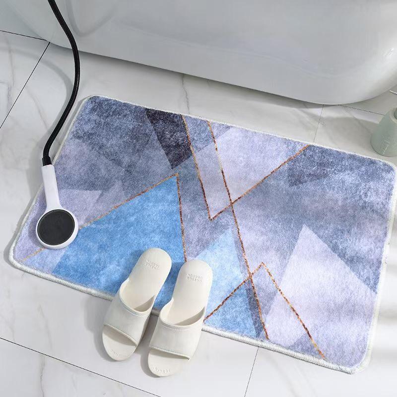 Thảm chùi chân 3D siêu xinh thấm hút nước tốt,mặt sau chống trơn trượt -> kt 40x60 - loại 1