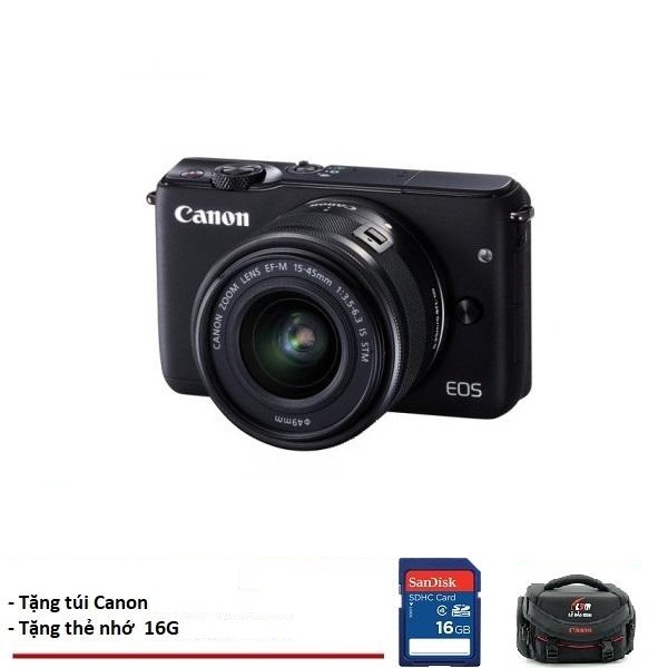 Máy Ảnh Canon M50 Kit 15-45mm IS STM (Hàng Nhập Khẩu) - Tặng Thẻ 16GB + Túi Máy + Tấm Dán LCD