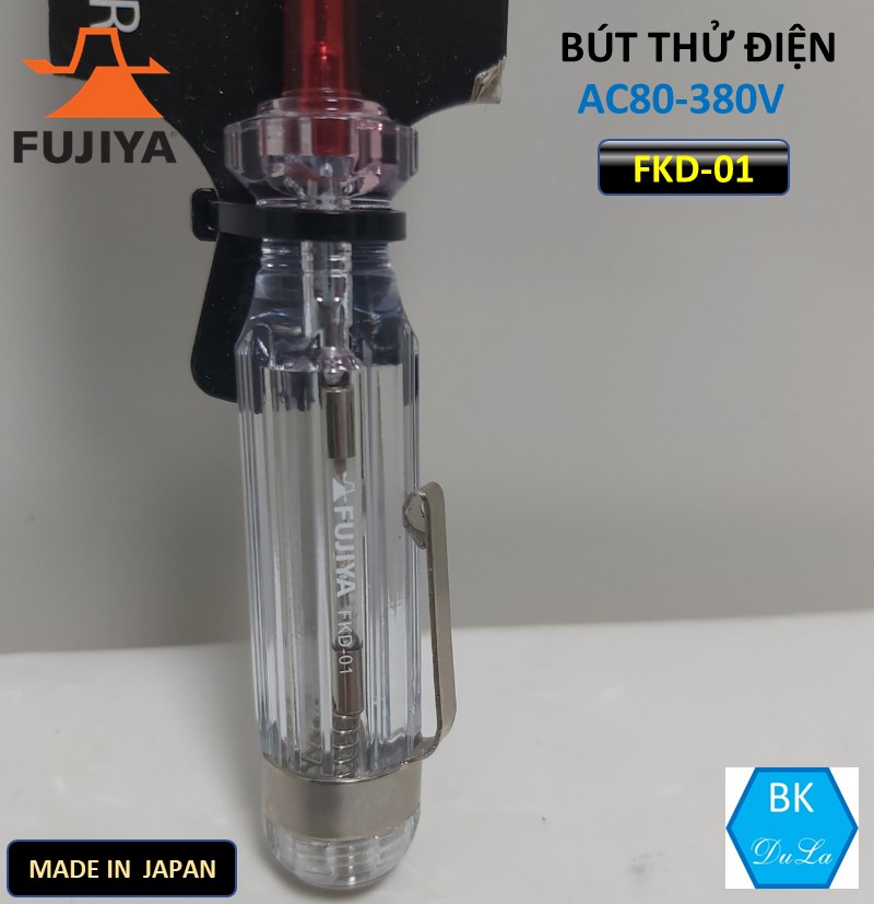 [Hàng Nhập Nhật] Bút thử điện FKD-01 FUJIYA Điện áp AC80-380V