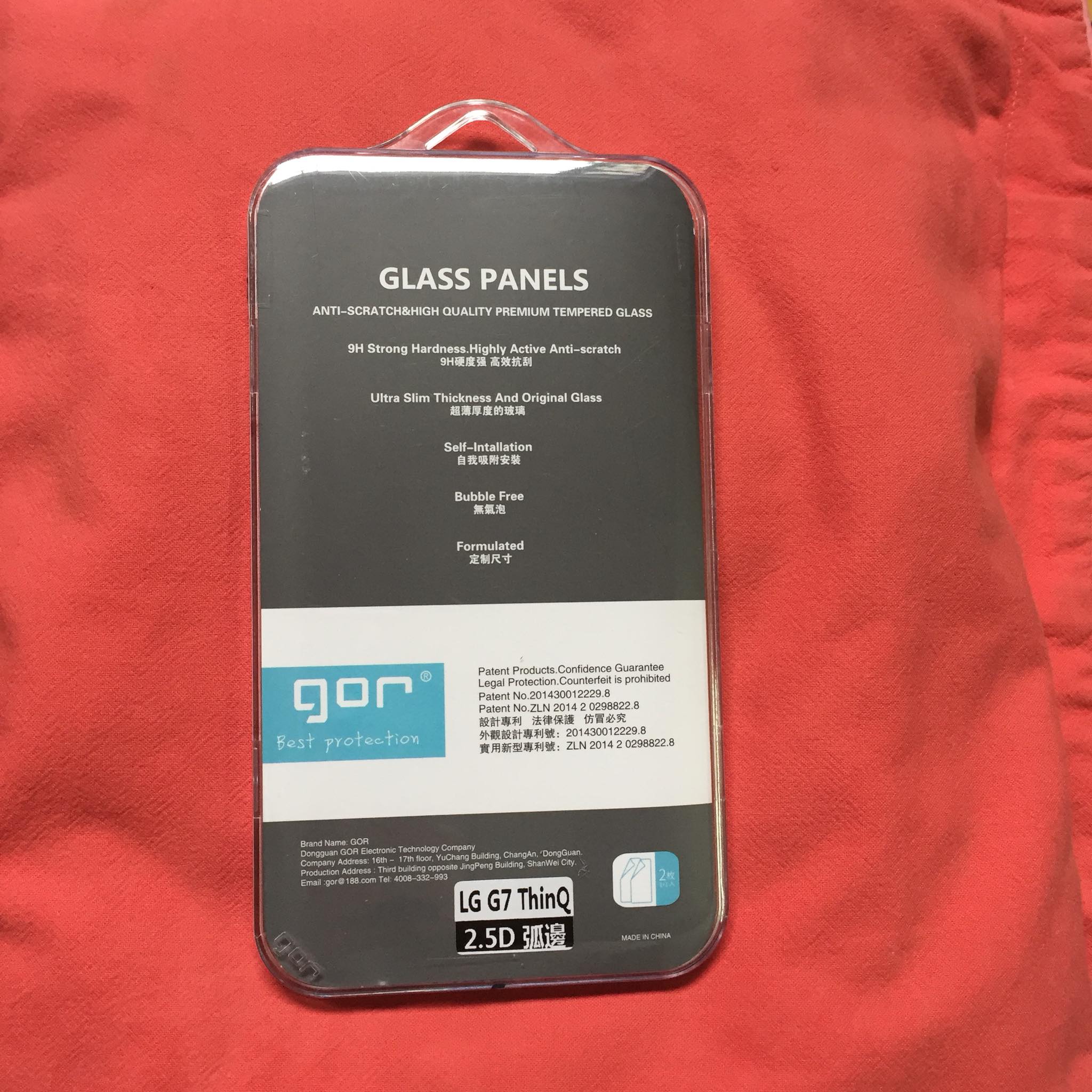 Bộ 2 Kính Cường Lực GOR cho LG G7 ThinQ _ Hàng Nhập Khẩu