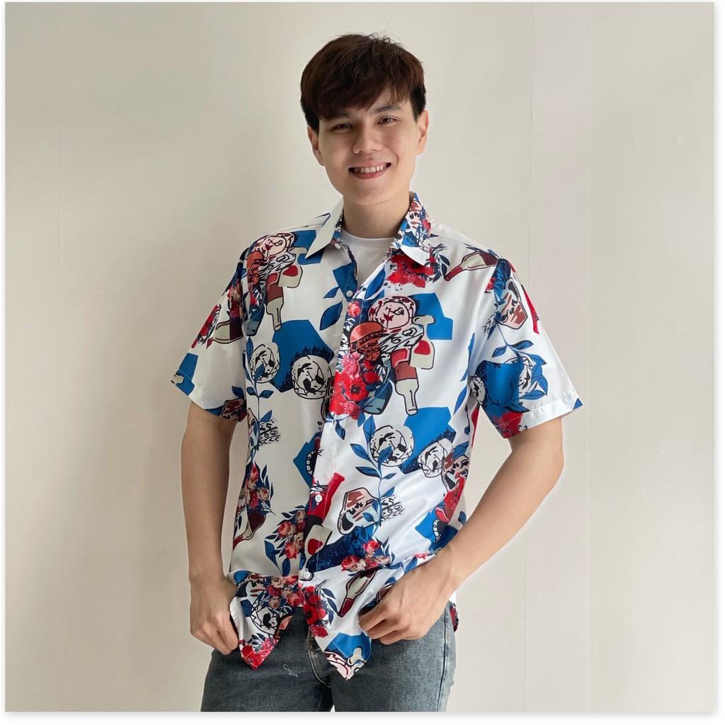 ÁO SƠ MI HOẠ TIẾT HOA MÀU CỰC ĐẸP , HOT 2021 THỜI TRANG NEMO36 STORE