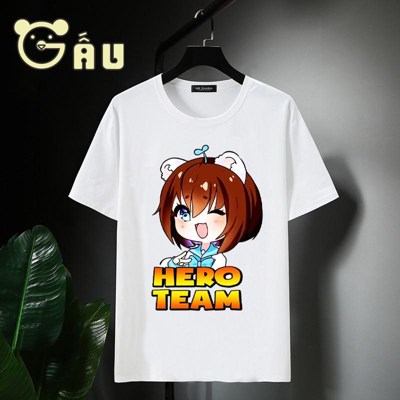 (SALE SỐC) Áo Thun Simmy Siêu Dễ Thương | Áo Hero Team SIMMY cho bé gái - Shop anh hàng xóm tốt bụng