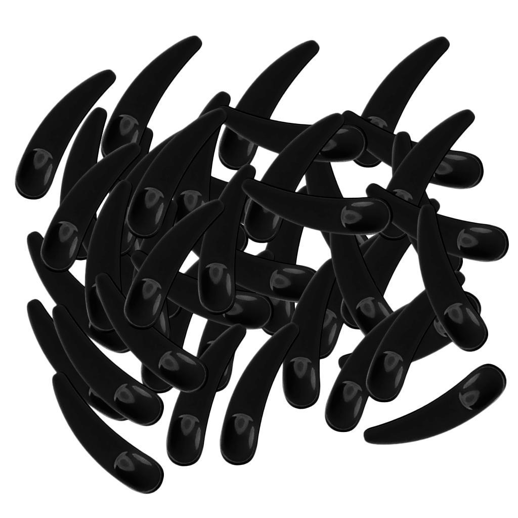 Pack of 100 Plastic Mini Cosmetic Spatula Scoop Makeup Mask Spoon Cosmetic Liquid Dropper - Disposable
