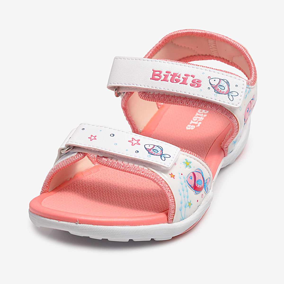 Sandal Si Cao Su Bé Gái Biti's BRG000300HOG (Hồng)