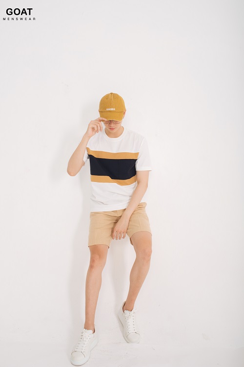 Áo Thun Nam Cổ Tròn Ngắn Tay Thời Trang GOAT MENSWEAR