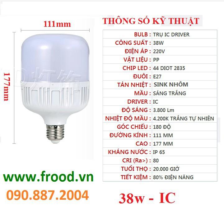 Bóng đèn LED đủ 28w và 38w