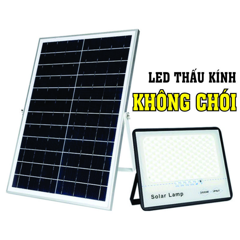 Đèn Năng Lượng Mặt Trời 300W - Tấm Pin Lớn