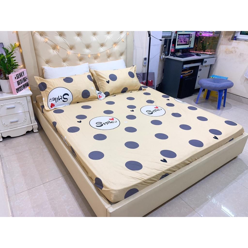 Rẻ nhất Bộ ga gối 1m4 cotton hàn quốc 100%