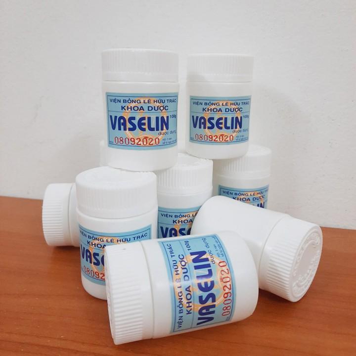 Kem Dưỡng Ẩm Vaselin Viện Bỏng Quốc Gia Hộp 100g, Sáp Chống Nẻ Làm Mềm Da An Toàn Cho Trẻ Nhỏ