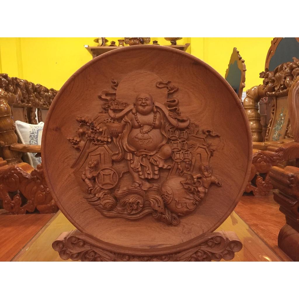 Đĩa di lạc gỗ hương 32cm