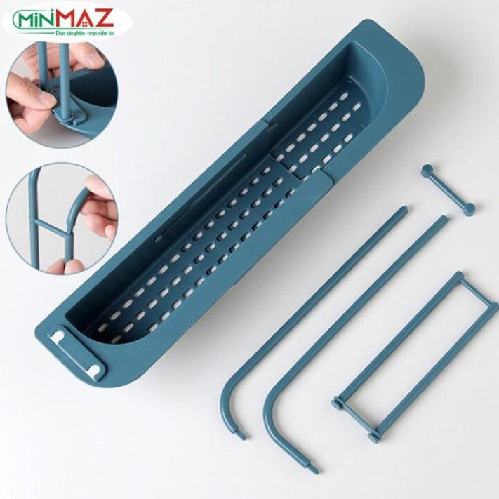 Khay Để Giẻ Rửa Bát, Kệ Đựng Đồ Rửa Chén Bát Gác Bồn Đa Năng, Giá Bồn Rửa Bát tiện ích