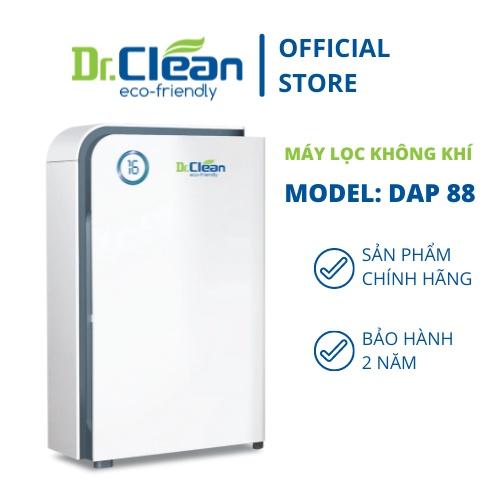 Máy Lọc Không Khí Dr.Clean DAP88 55W diện tích 50m2 HEPA ION âm UV loại bỏ 99,9% bụi mịn PM 2.5 - HÀNG CHÍNH HÃNG