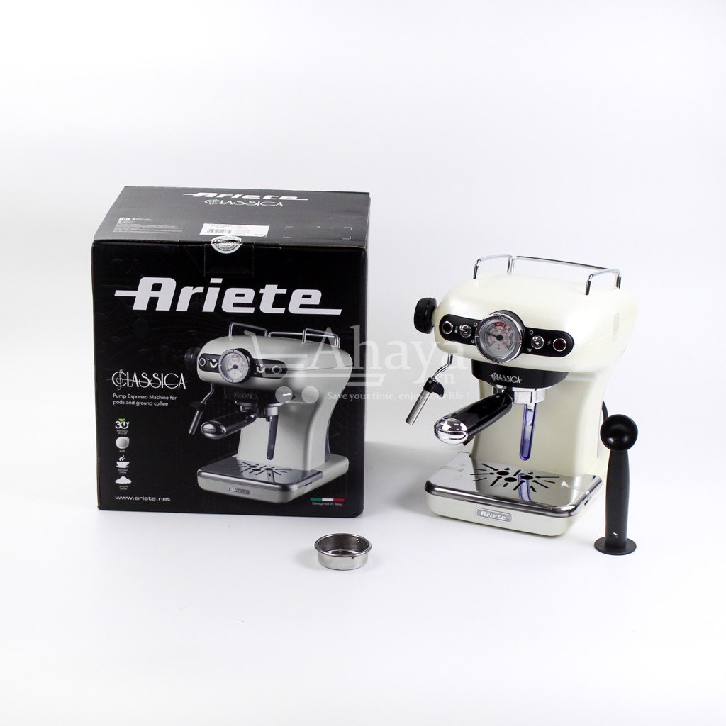 Máy pha cà phê Ariete Espresso Mod 1389 cổ điển 0.9l - Italia - Hàng Chính Hãng