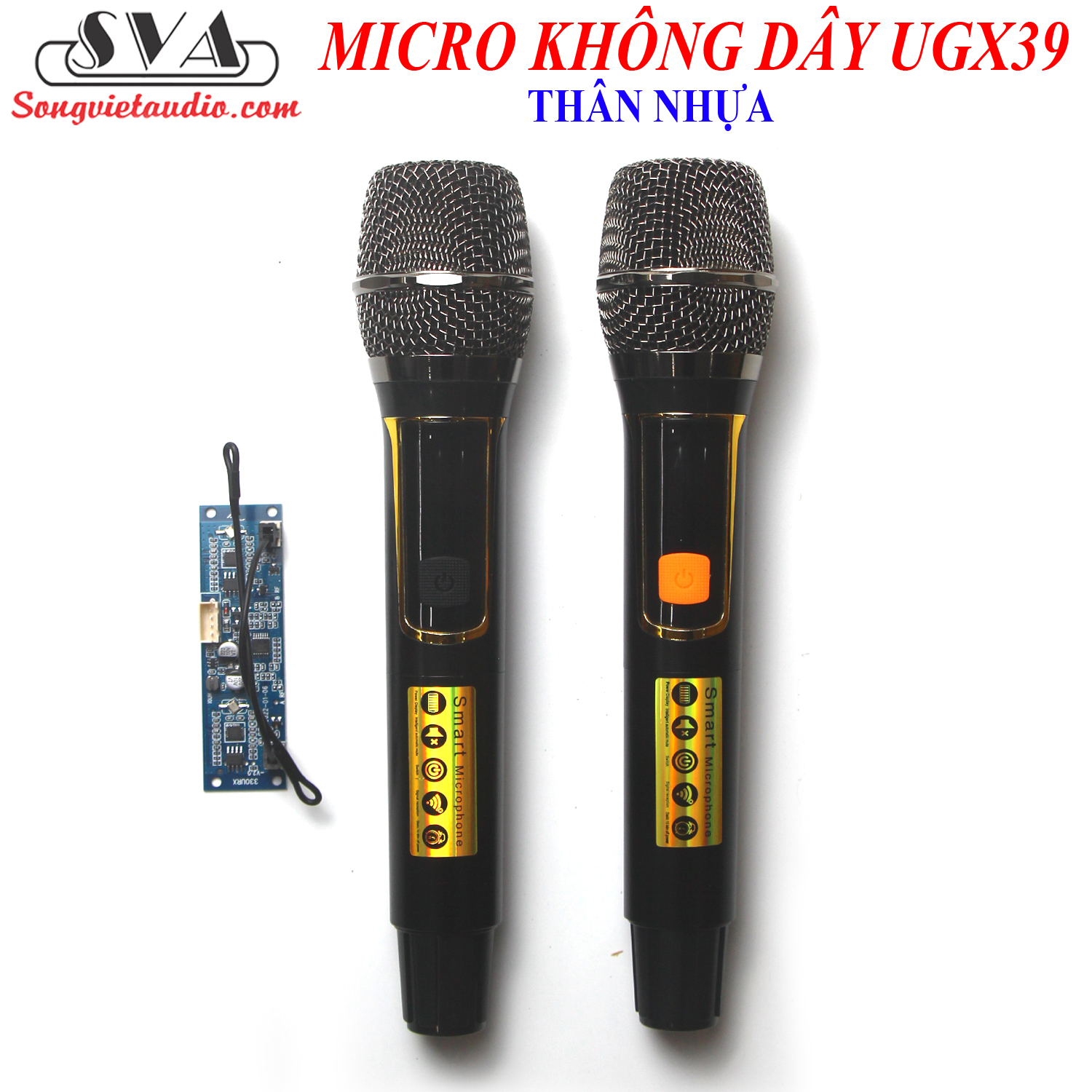 MICRO KHÔNG DÂY LOA KÉO UGX39 - THÂN NHỰA