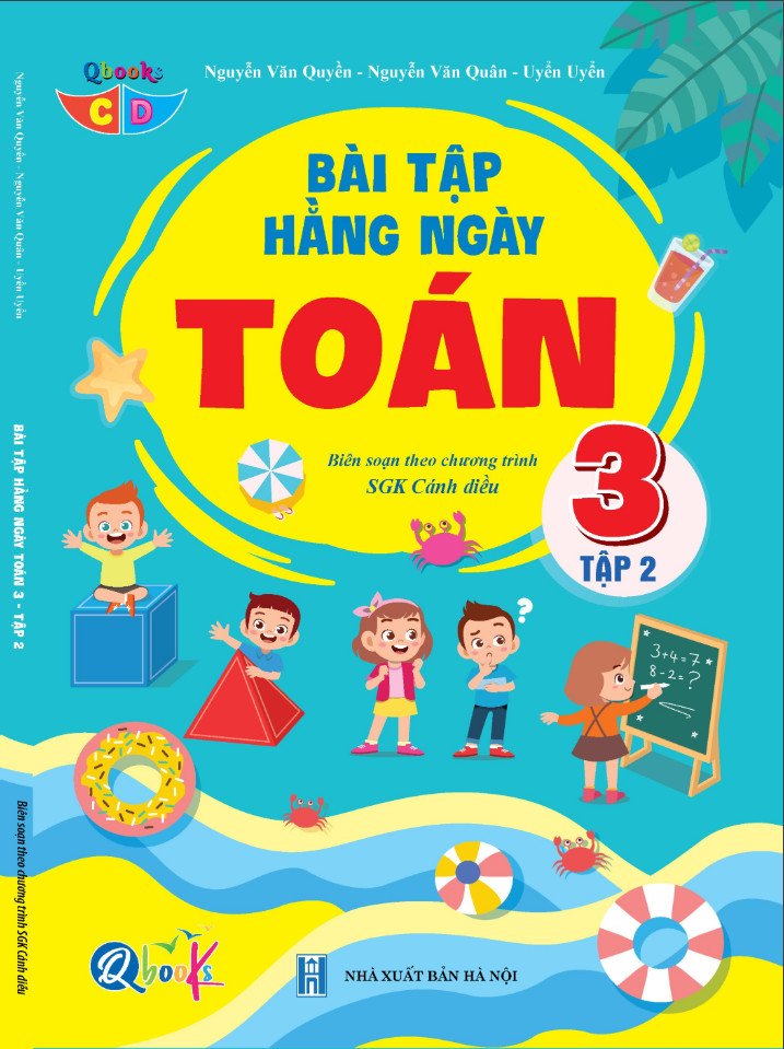 Combo Bài Tập Hằng Ngày Lớp 3 - Môn Toán và Tiếng Việt học kì 2 - Cánh diều (2 quyển)