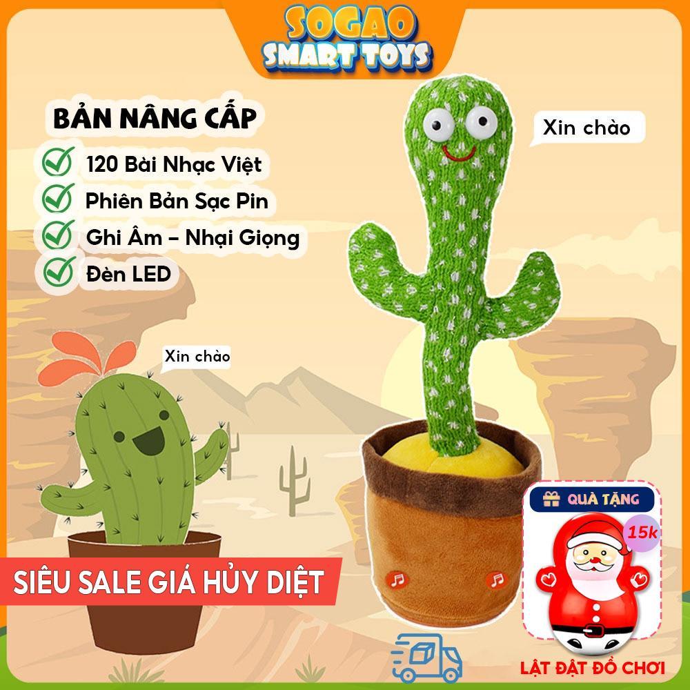 Cây xương rồng nhảy múa xương rồng biết nói nhại tiếng Sogao bản Nâng cấp Sạc pin 120 bài nhạc Việt tiktok