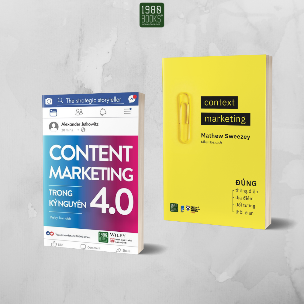 Sách - Combo 2 cuốn Cẩm nang cho dân Content - 1980Books