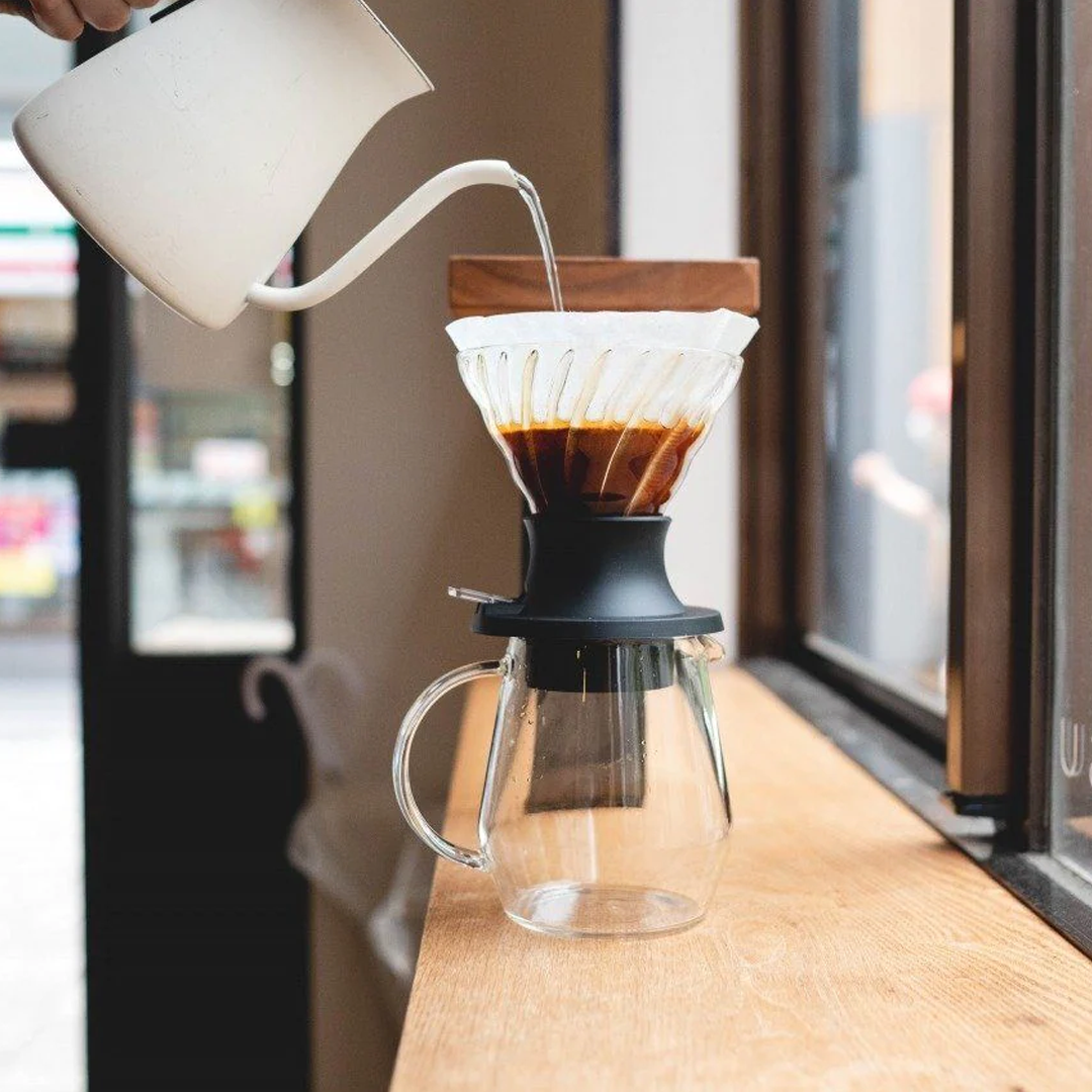 Phễu thủy tinh Immersion Dripper Switch | Pha cà phê pour-over dễ dàng