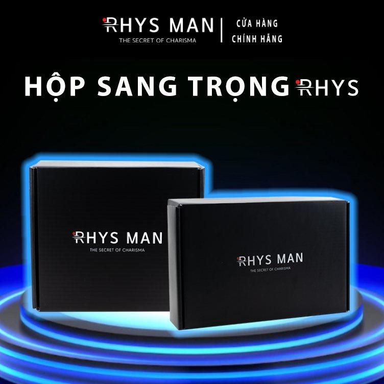 Hộp Quà Tặng RHYS MAN Đựng Quà Sinh Nhật Màu Đen Sang Trọng