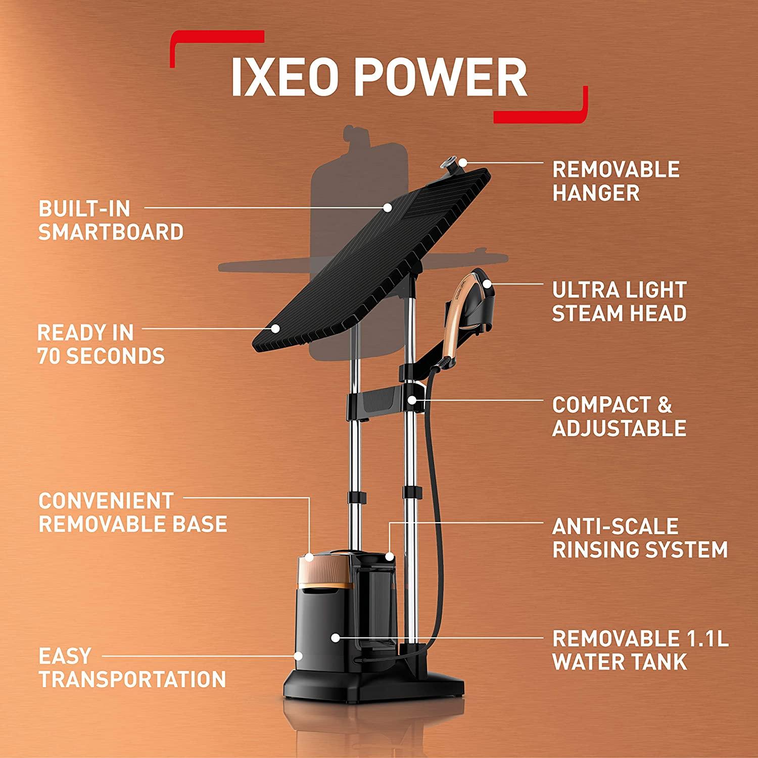 Bàn Là Cây Tefal QT2020 Ixeo Power, Bàn Ủi Hơi Nước Công Nghệ Áp Suất Cao, Dung Tích 1.1L, Nhập Đức, Bảo Hành 12 Tháng