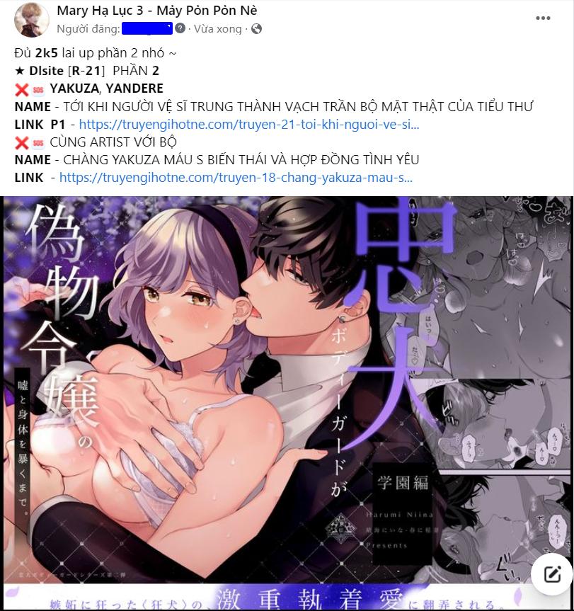 [18+] chàng yakuza máu s biến thái và hợp đồng tình yêu chapter 3.1 1