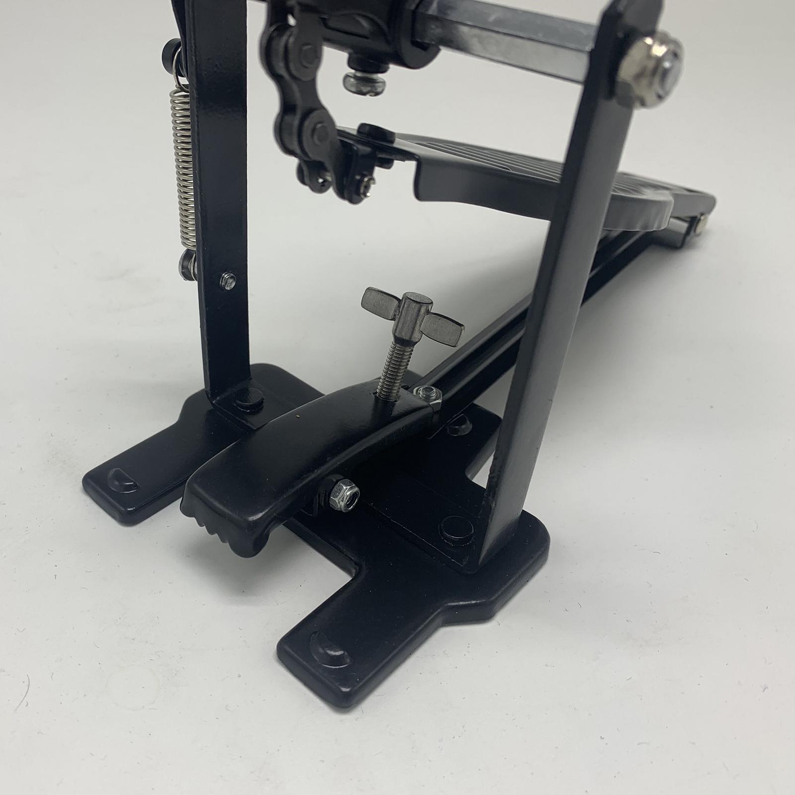 Durable Economy Single Foot Pedal Wool Drum Beater Single Chain Drive Black