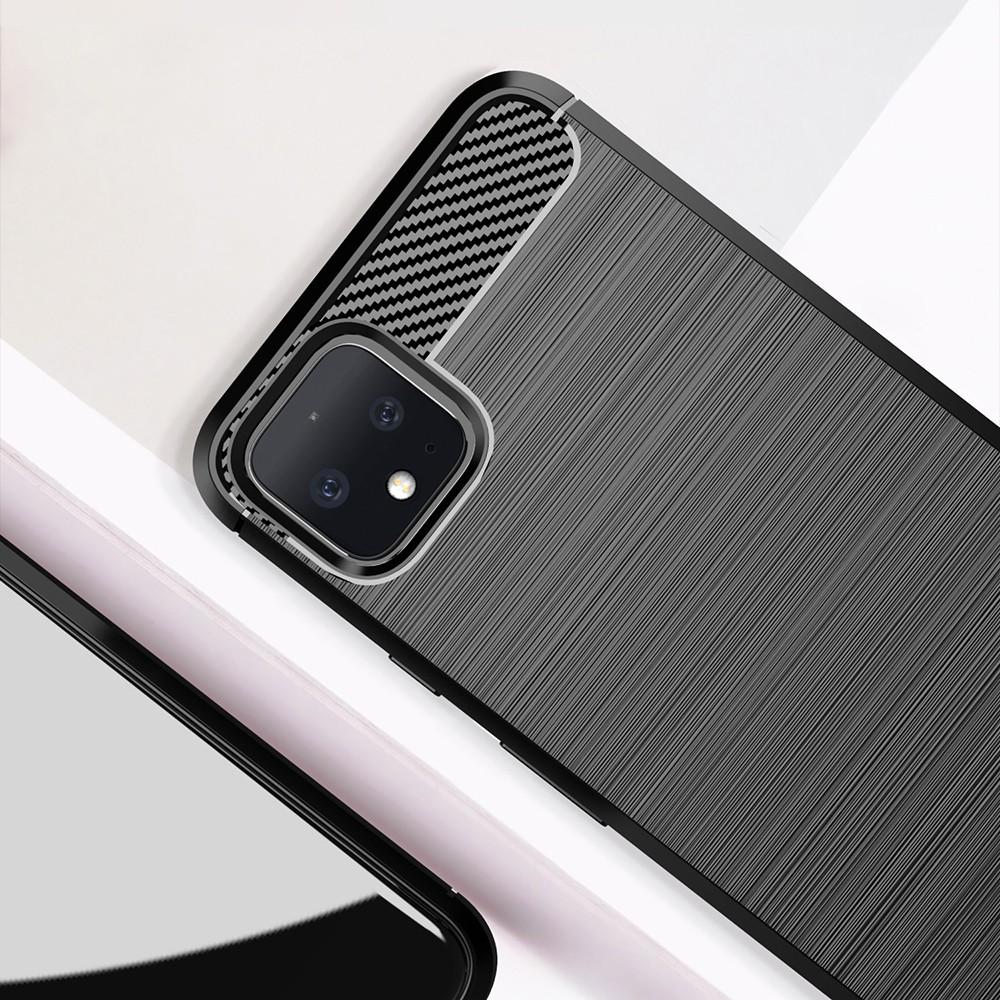 Ốp lưng cho Google Pixel 4 4a 4 XL dẻo Cacbon phay xước chống sốc chống vân tay