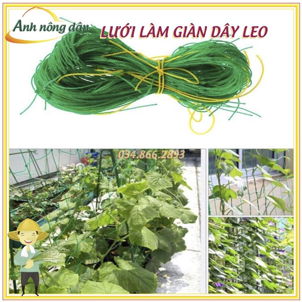 Lưới làm giàn leo chất lượng cao - kích thước 1,8m x 1,8m - phù hợp với bầu, bí, mướp, dưa...