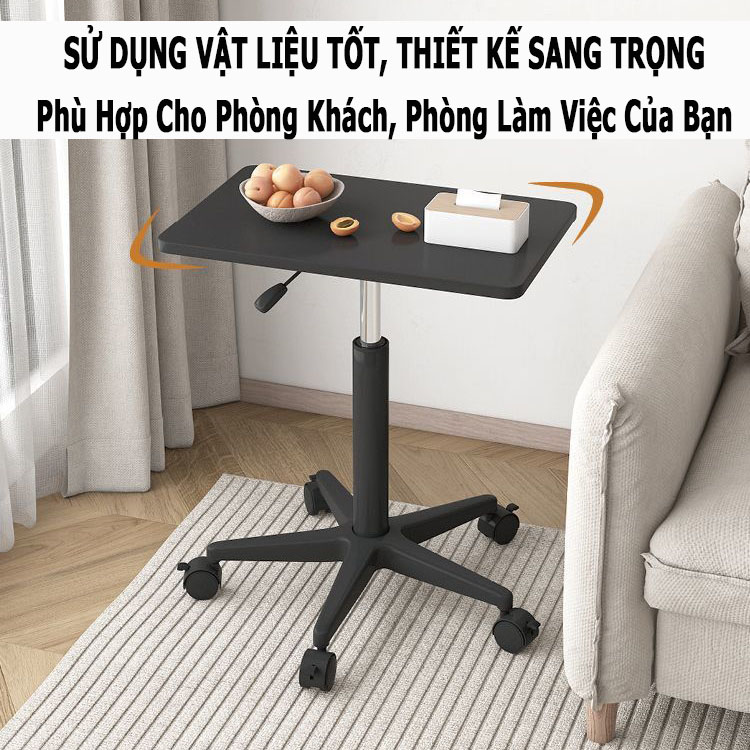 Bàn Học Nâng Hạ Thủy Lực; Bàn Làm Việc Di Động Văn Phòng; Bàn Ăn Có Bánh Xe; Thay Đổi Chiều Cao Thông Minh