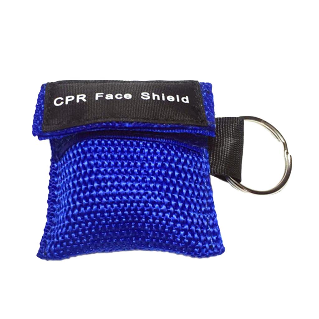 CPR Mask Keychain Emergency Survial Rescue Face Shield For First Aid